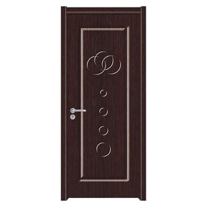Porte d'entrée moderne en bois, anti-termites, étanche, pour appartement, design intérieur, porte en composite bois-plastique WPC - Product Image 2