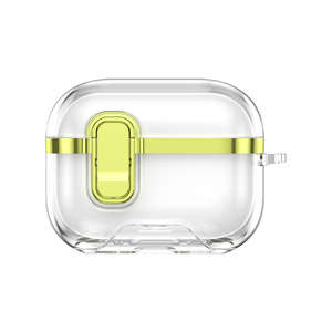 Funda Transparente para Auriculares con Bloqueo de Seguridad, Sensación de Cuero Electrochapado en TPU, para Pro - Product Image 4