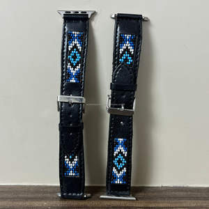 Wholesale OEM Custom Luxury Genuine Leather Beaded Band <b>Watch</b> Quick Release Vintage Cowhide Leather <b>Watch</b> <b>Straps</b> for Smart <b>Watch</b> - Product Image 4