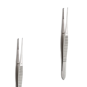 Pinzas de Disección Dott Finas de 1-2 Dientes, 178 mm de Largo, Acero Inoxidable, Instrumentos Quirúrgicos Manuales, Certificación CE, Fabricante Pakistán - Product Image 1