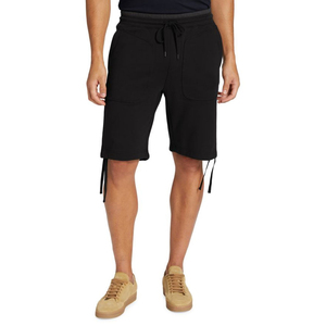 Men's <b>Lightweight</b> Eco-Friendly Summer Gym <b>Cargo</b> Jogger <b>Shorts</b> Canvas Comfort Elastic Waistband Embroidered Design Solid Pattern - Product Image 5