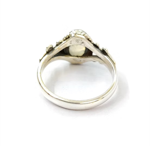 Vintage 925 Silver <b>Moonstone</b> <b>Ring</b> Handmade Beautiful Gift for Her - Fine Jewelry Wholesale Collection - Product Image 4