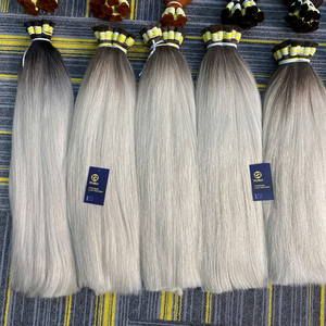 Cheveux humains blonds en gros, 100% naturels, cheveux vietnamiens bruts, qualité supérieure, cheveux vierges, super double drawn, logo personnalisé - Product Image 2