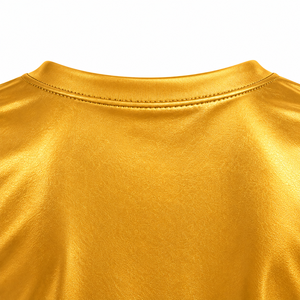 Camiseta KDP para mujer con estampado de letras de hermandad, cuello redondo, manga corta, cómoda, ligera, informal, para eventos grupales de damas - Product Image 6