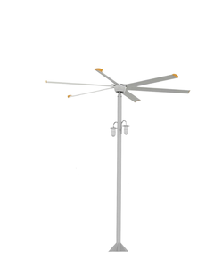 Ventilador de poste de alta velocidad y calidad premium para refrigeración industrial en fábricas o almacenes, disponible a precio directo de fábrica. - Product Image 5