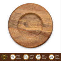 Nouvelles assiettes et plateaux de service en bois d'acacia écologiques faits à la main pour la décoration moderne de la maison, idéaux pour les fruits, les charcuteries et les apéritifs