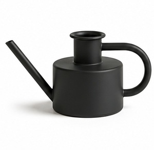 Regadera de Aluminio Negra con Capacidad de 3L, Diseño Ecológico, Acabado con Recubrimiento en Polvo para Jardinería - Product Image 1