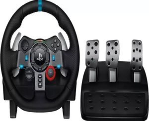 Volante Profesional para Simulador de Carreras con Pedales para PC/PS4/PS5, con Motor de Vibración, Base de Silicona para Piso, Uso en Sala de Estar - Product Image 4