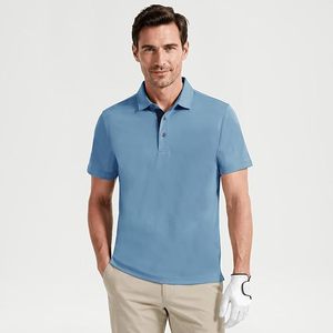 Chemises polo personnalisées avec logo du fabricant, pour hommes, en coton piqué respirant, broderie et impression DTG, tissus de haute qualité. - Product Image 6