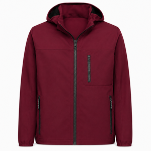 Veste Softshell Homme Personnalisée pour l'Extérieur, à Capuche, Résistante à l'Eau et au Vent, Doublée Polaire, Manteau d'Hiver – Vente en Gros Direct Usine - Product Image 1