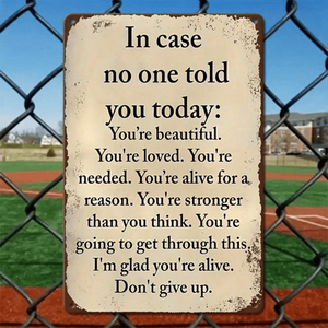 CIFbuy Targa in Alluminio Vintage Rustica 8x12 Pollici (20.3x30.5cm) per Casa e Ufficio con TikTok per Servizio Ritiro Temu - Product Image 1