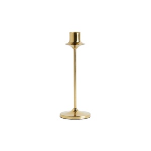Candelabro de metal dorado de calidad premium, elegante decoración de mesa de acero para el hogar, bodas y cenas. - Product Image 1