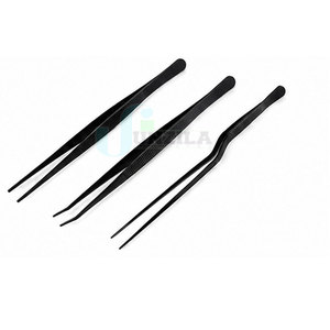 Pinzas de Chef Duraderas de Acero Inoxidable Premium con Punta Fina y Agarre Cómodo, Herramienta Culinaria para Emplatar y Decorar Alimentos - Product Image 3