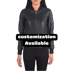 Custom Logo <b>Men's</b> Genuine Cowhide <b>Leather</b> <b>Jacket</b> Stand Collar Embroidered Winter <b>Jacket</b> OEM ODM Private Label Manufacturer - Product Image 1
