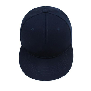 <b>Navy</b> Blue 6-Panel Cotton Mesh <b>Baseball</b> <b>Cap</b> Unisex Adjustable Flat Brim Casual Outdoor Hat Spring Summer Wear - Product Image 3