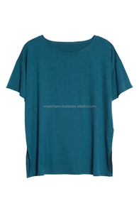 Ropa profesional Top camiseta ligera Lisa Unisex logotipo personalizado cuello redondo Camiseta en blanco para mujer personalizado al por mayor de alta calidad - Product Image 6