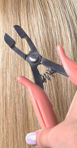Pince à extensions capillaires Microlink innovante avec logo et couleur personnalisés pour un kit d'outils de coiffage rapide et facile - Product Image 4