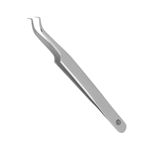 Pince à épiler pour cils Stahlmann Pro, professionnelle, de haute qualité, avec logo personnalisé, en acier inoxydable, lisse, dentelée, fine, durable, prise en main parfaite - Product Image 2