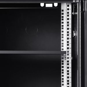 Armadio Server a Parete 9U Profondità 15.5FT Capacità 18U Contenitore Rack Sicuro Supporto 200 Libbre Vetro Bloccabile - Product Image 4
