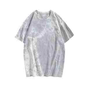 Oversized Casual Summer Tee Custom Acid Wash <b>Tshirt</b> Tie Dye Oversized Shirt Loose Fit Summer Top Vintage Wash Casual Tee - Product Image 1