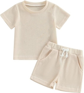 OEM 2026 Two Pieces Clothing <b>Sets</b> Cotton T-shirt Shorts <b>Sets</b> logo Summer Wear Shorts Two Pcs <b>Sets</b> - Product Image 5