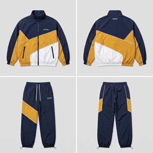 Ensemble survêtement coupe-vent cargo imperméable pour homme - Faible MOQ, vente en gros, fabricant OEM, vêtements de sport B2B - Product Image 2