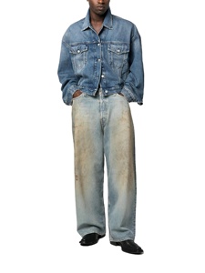 กางเกงยีนส์ผู้ชายสำหรับผู้ชายกางเกงทรงหลวมซักกรดระบายอากาศได้ดี - Product Image 6