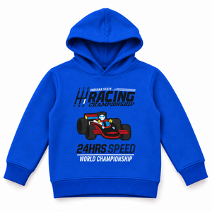Sudadera con Capucha Personalizada para Niños, Diseño de Auto de Carreras, Tejida en Felpa, Informal, para Invierno - Product Image 5
