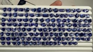 Piedras Preciosas Sueltas de Tanzanita Azul Natural, Corte Octogonal, Calidad Mixta, Valoración de Terceros para Joyería, 2.50 Quilates Tamaño Promedio - Product Image 3