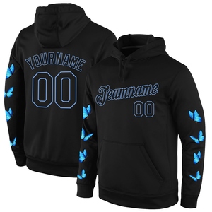 Sudadera con Capucha para Hombre, Diseño Nuevo, Personalizada, en Degradado Negro, Naranja y Dorado Antiguo, de Poliéster/Algodón, Venta Directa de Fábrica - Product Image 2