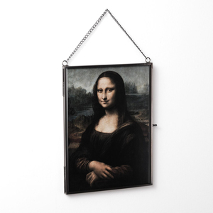 Marco de Fotos Colgante de Vidrio Transparente de Calidad Superior para Exportación, Decorativo para Hogar y Oficina, Marco de Fotos para Pared con Acabado Negro - Product Image 1