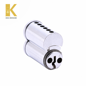 Mejor Cerradura sin Llave SFIC de 6 Pines de Latón Cromado Satinado de Reemplazo Rápido para Seguridad de Puertas Comerciales - Product Image 5
