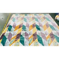 Manta de Cama Doble de Franela Raschel de Lujo, 1.7 KG, 358 GSM, 220x240cm, Suave y Cálida para Invierno, Poliéster Premium Antipilling con Diseño de Plantas