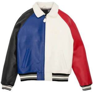 Blouson universitaire en cuir pour homme à prix abordable, respirant, sur mesure, en promotion, confortable, tendance, vêtement de sport - Product Image 4