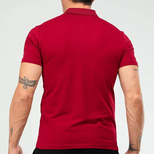 Polo de Golf Premium para Hombre, Transpirable, que Absorbe la Humedad, Ligero, para Verano, OEM, ODM, Logotipo Personalizado - Product Image 2