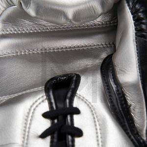 Gants de boxe Fly pour l'entraînement au combat, OEM ODM, nouveaux, confortables, professionnels, personnalisés, argentés, en vente - Product Image 5