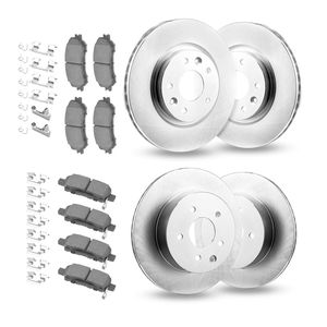 Kit di Riparazione Freni Anteriori e Posteriori per Nissan Rogue 2014-2015, Compatibile con Configurazione a 2 File di Sedili, Diametro Esterno Anteriore Cavo di 11,65 Pollici (296mm) - Product Image 1
