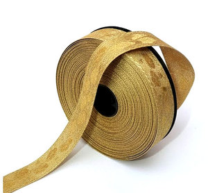 Dentelle en tissu Mylar à feuilles de chêne dorées, soluble dans l'eau, personnalisée pour les fournisseurs de sacs à vêtements - Product Image 3