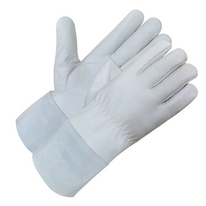 Cow Leather Welding <b>Gloves</b> with Split Hand Design Heat Protection Waterproof & Anti-Vibration Durable Customizable - Product Image 6