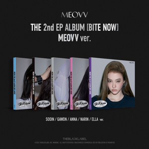 MEOVV 2ème EP ALBUM [BITE NOW] Ver K-Pop Livre électronique (CD) Version compacte Papier Plastique Langue coréenne Tous âges - Product Image 1