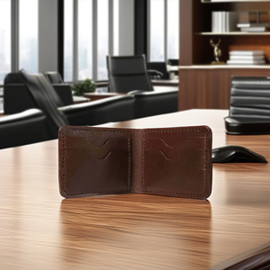 Portefeuille tressé en cuir véritable haut de gamme pour homme, design court élégant, logo personnalisé, doublure en polyester, porte-cartes premium, fabrication OEM - Product Image 2