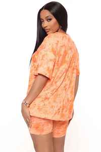 Conjunto de Verano para Mujer, Cómodo, Ligero, Tie Dye, Corte Holgado, Tela Suave, Secado Rápido y Transpirable - Product Image 3