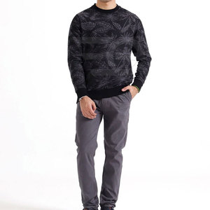 Sweat-shirts pour hommes, style urbain, manches longues, tissu lisse, tendance, décontracté, vêtements de sport de rue, sweat-shirts pour hommes - Product Image 3