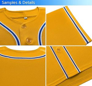 Uniforme de Béisbol de Manga Corta de Fabricación Profesional, Ropa Deportiva para Equipos, Uniforme de Béisbol Cómodo de Corte Regular - Product Image 4