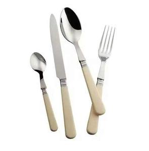 Juego de Cubiertos de Acero Inoxidable con Mango de Resina para el Hogar, Cocina, Mesa de Comedor y Uso en Restaurantes - Product Image 1