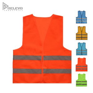 Gilet de sécurité haute visibilité pour hommes pour travaux de construction, vêtements de travail réfléchissants conformes à la norme ANSI avec impression de logo et de design personnalisés - Product Image 1