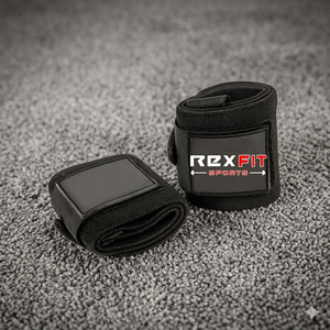 Rexfit Sport Elastic Wrist Wraps Heavy Duty Support Straps for Gym <b>Workout</b> <b>Bench</b> Press Powerlifting - Product Image 1