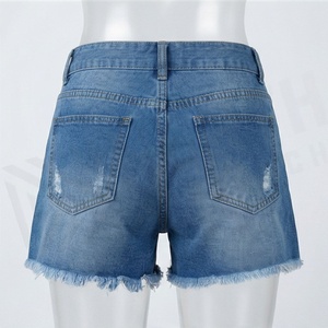 Shorts de Mezclilla Premium para Mujer, Cintura Ajustada, Lavado, Estilo Casual de Verano, Ropa Casual, Color Personalizado, Prendas Modernas - Product Image 2