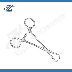 Pinzas Ortopédicas de 165 mm, Instrumento Quirúrgico de Acero Inoxidable, Pinzas Reutilizables para Sujetar Huesos y Tejidos, Hechas en Pakistán - Product Image 4