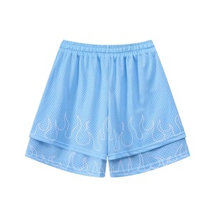 Pantalones Cortos de Malla para Hombre, Diseño OEM 2024, Sublimados, con Bolsillo, 100% Poliéster, Casuales, Transpirables, Ecológicos, Cintura Baja, Personalizables - Product Image 1